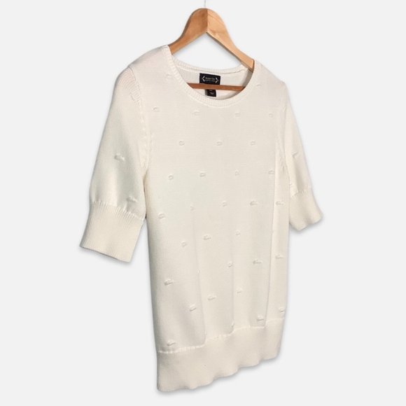 NANETTE by NANETTE LEPORE size M short sleeve pullover sweater - Picture 3 of 5